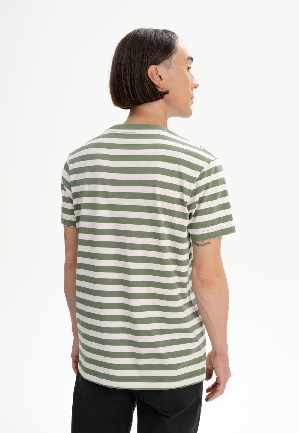 T-Shirt Avan Stripes thymian gestreift von MELAWEAR