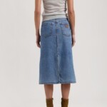 Rock Gwen Mid stone vintage von MUD Jeans