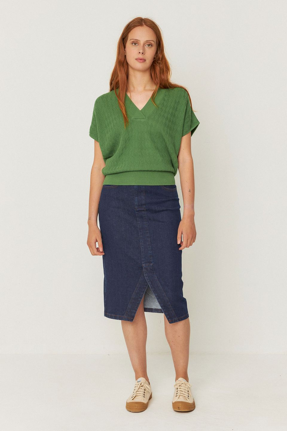 Pullunder Garazi basil green von SKFK