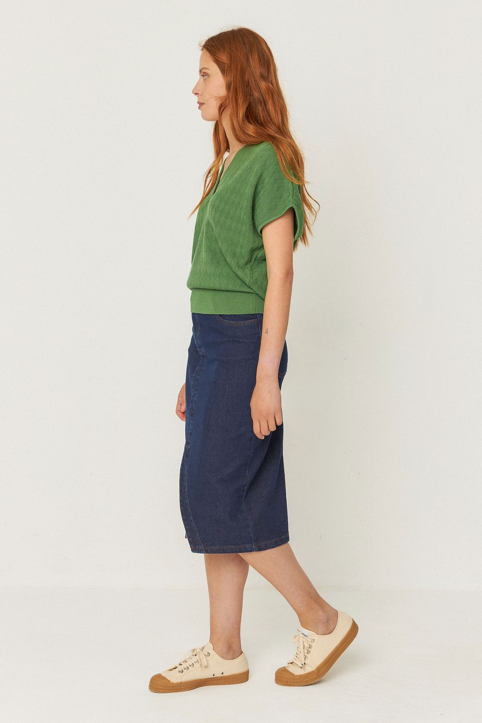 Pullunder Garazi basil green von SKFK