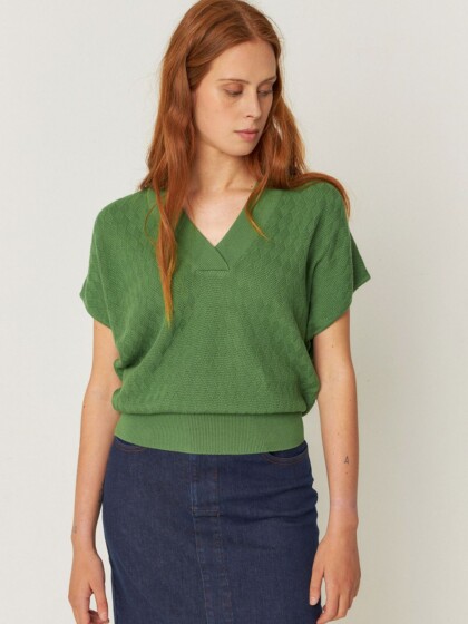 Pullunder Garazi basil green von SKFK