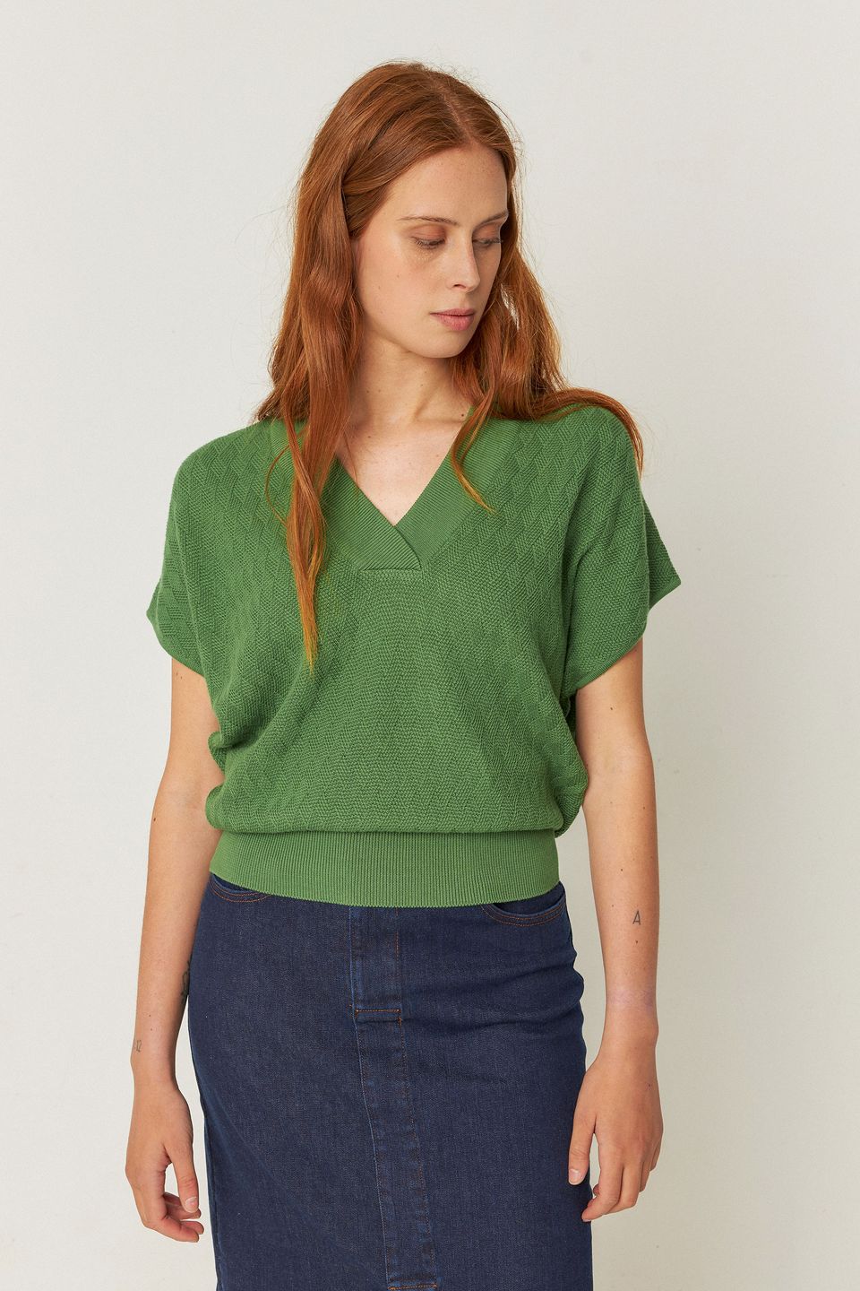 Pullunder Garazi basil green von SKFK