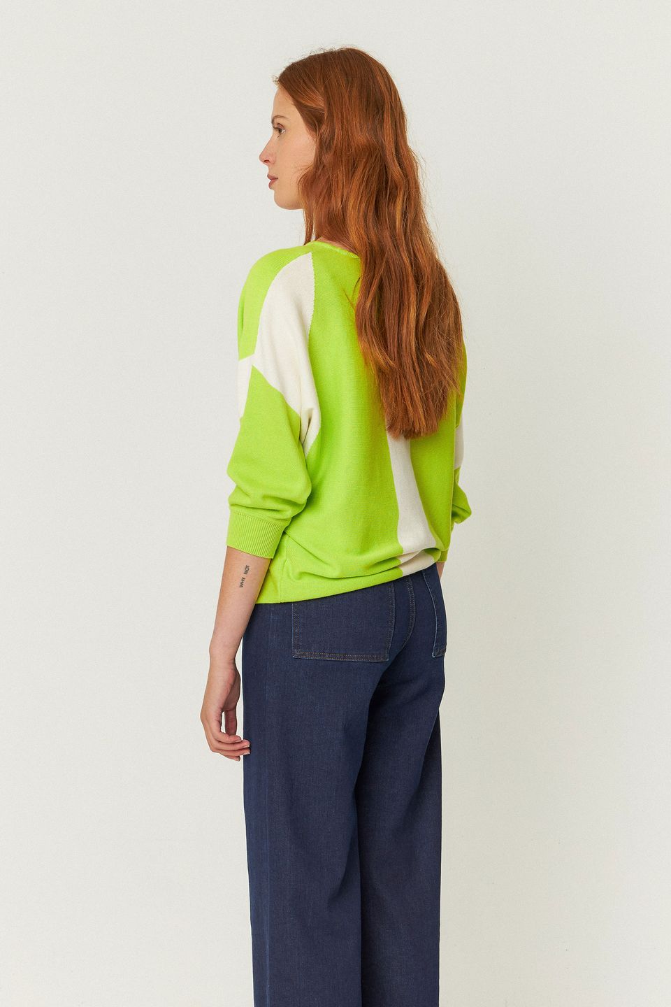 Sweater Naike acid green von SKFK