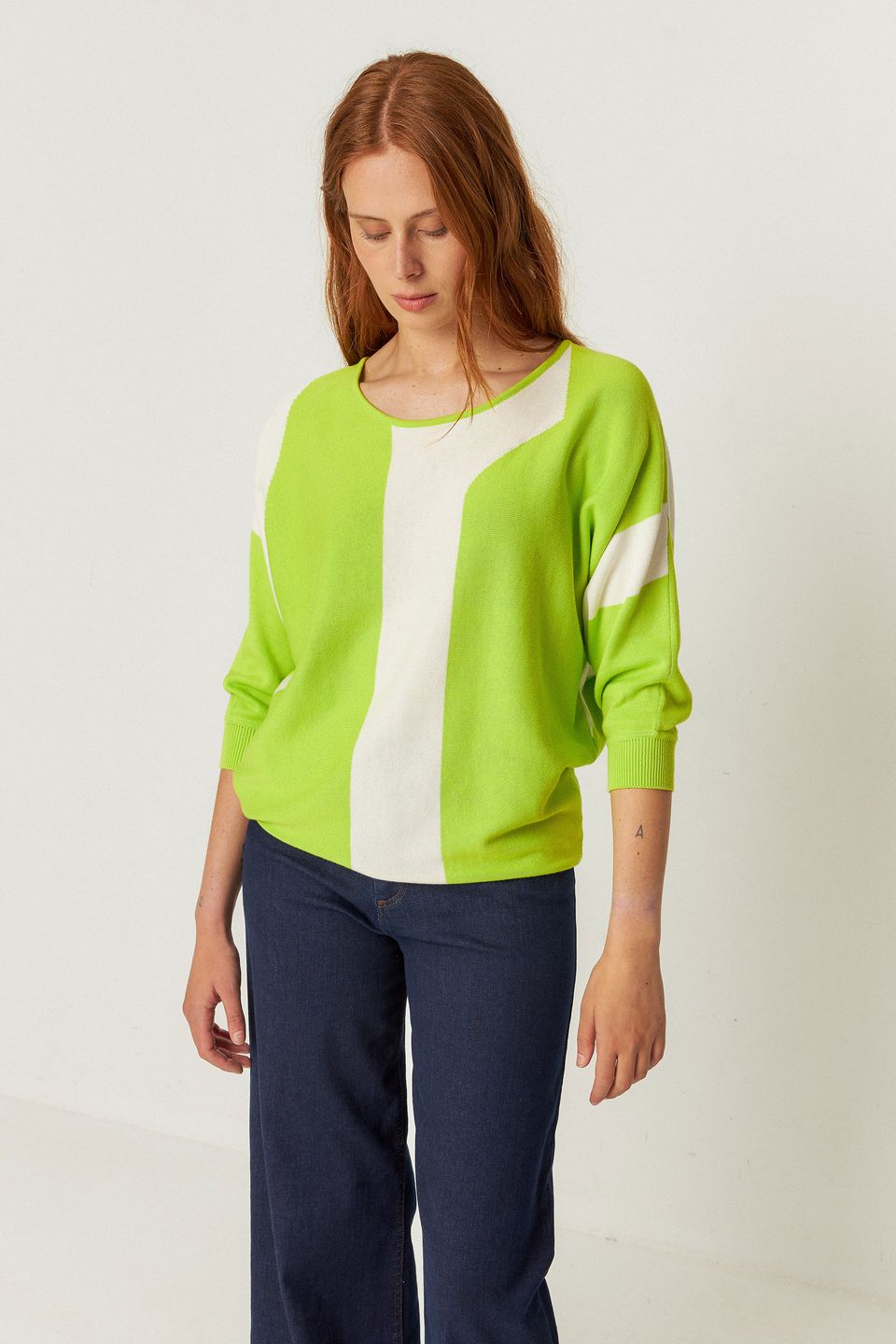 Sweater Naike acid green von SKFK