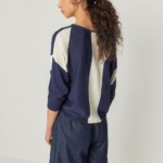 Sweater Naike navy violet von SKFK