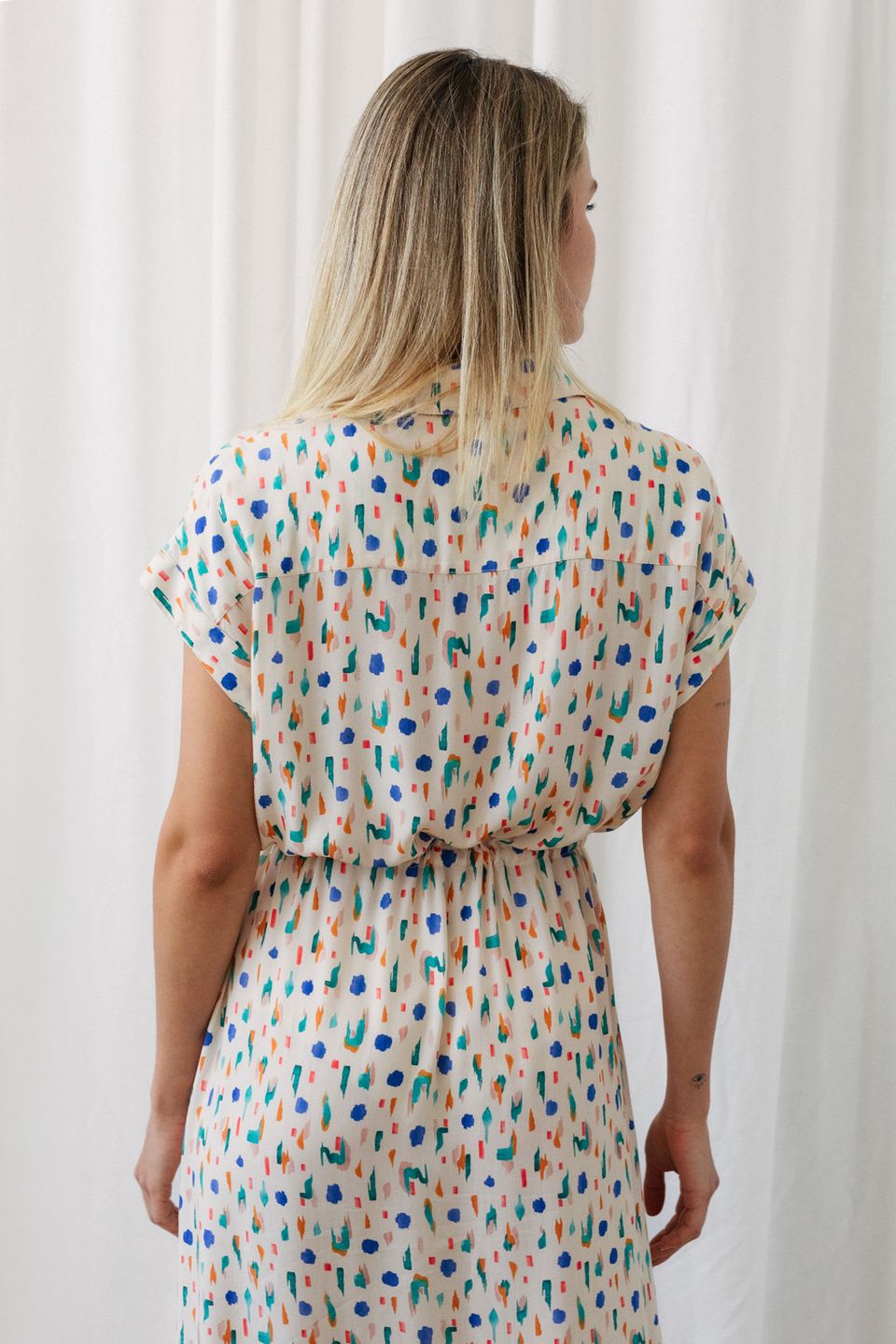 Kleid Polillo summer print von TWOTHIRDS