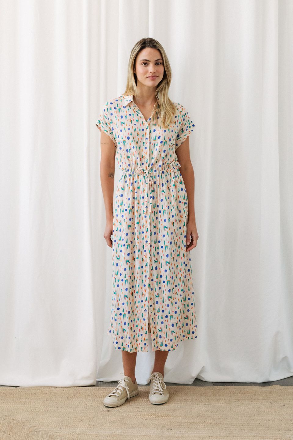 Kleid Polillo summer print von TWOTHIRDS