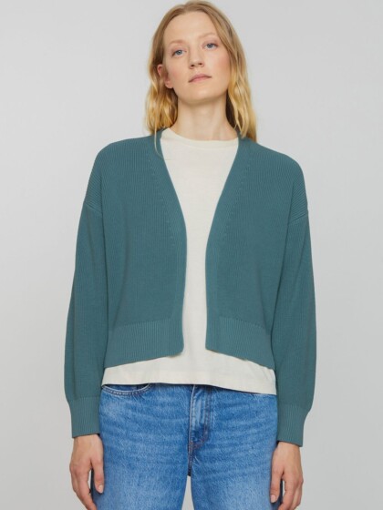 Cardigan Moringa lake green von recolution