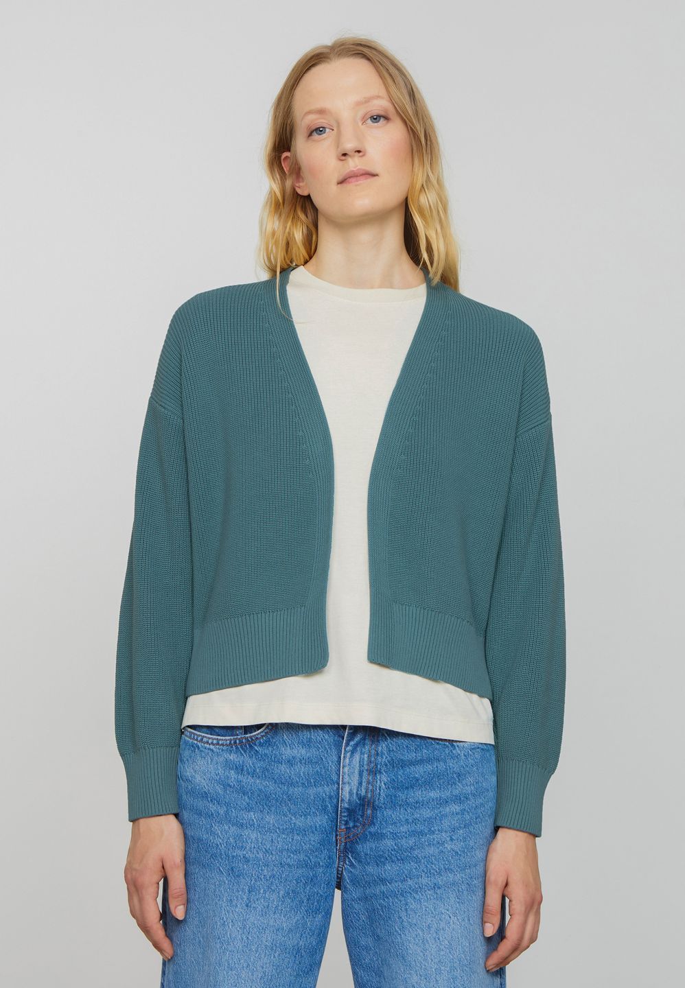 Cardigan Moringa lake green von recolution