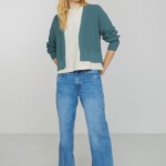 Cardigan Moringa lake green von recolution