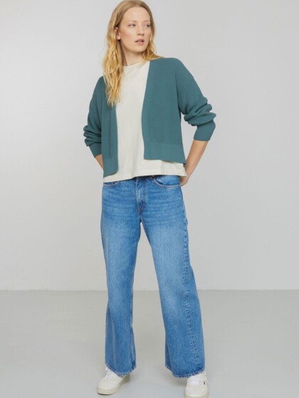 Cardigan Moringa lake green von recolution