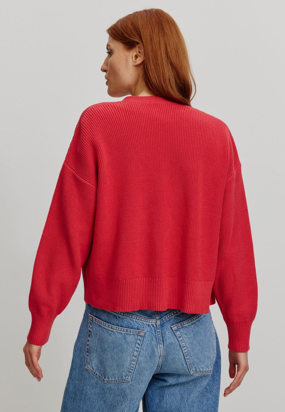 Cardigan Moringa mars red von recolution