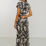 Jumpsuit Dianella Botanical black von recolution