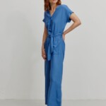 Jumpsuit Dianella electric blue von recolution