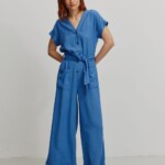 Jumpsuit Dianella electric blue von recolution