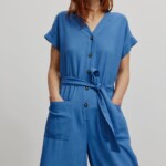 Jumpsuit Dianella electric blue von recolution