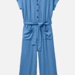 Jumpsuit Dianella electric blue von recolution