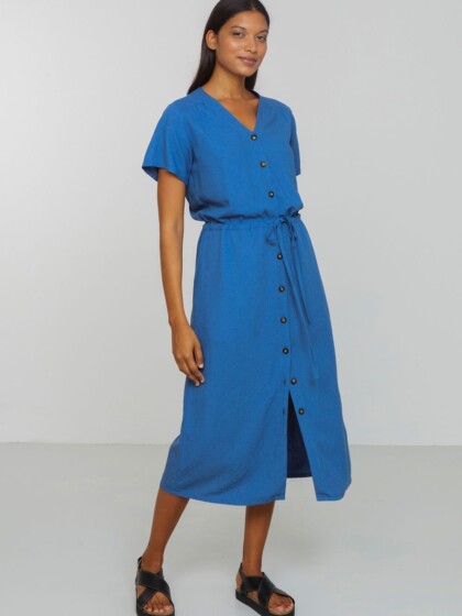 Kleid Peony electric blue von recolution