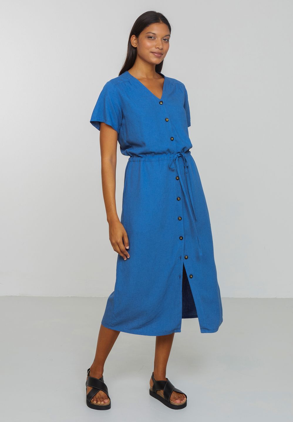 Kleid Peony electric blue von recolution