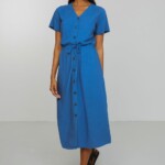 Kleid Peony electric blue von recolution