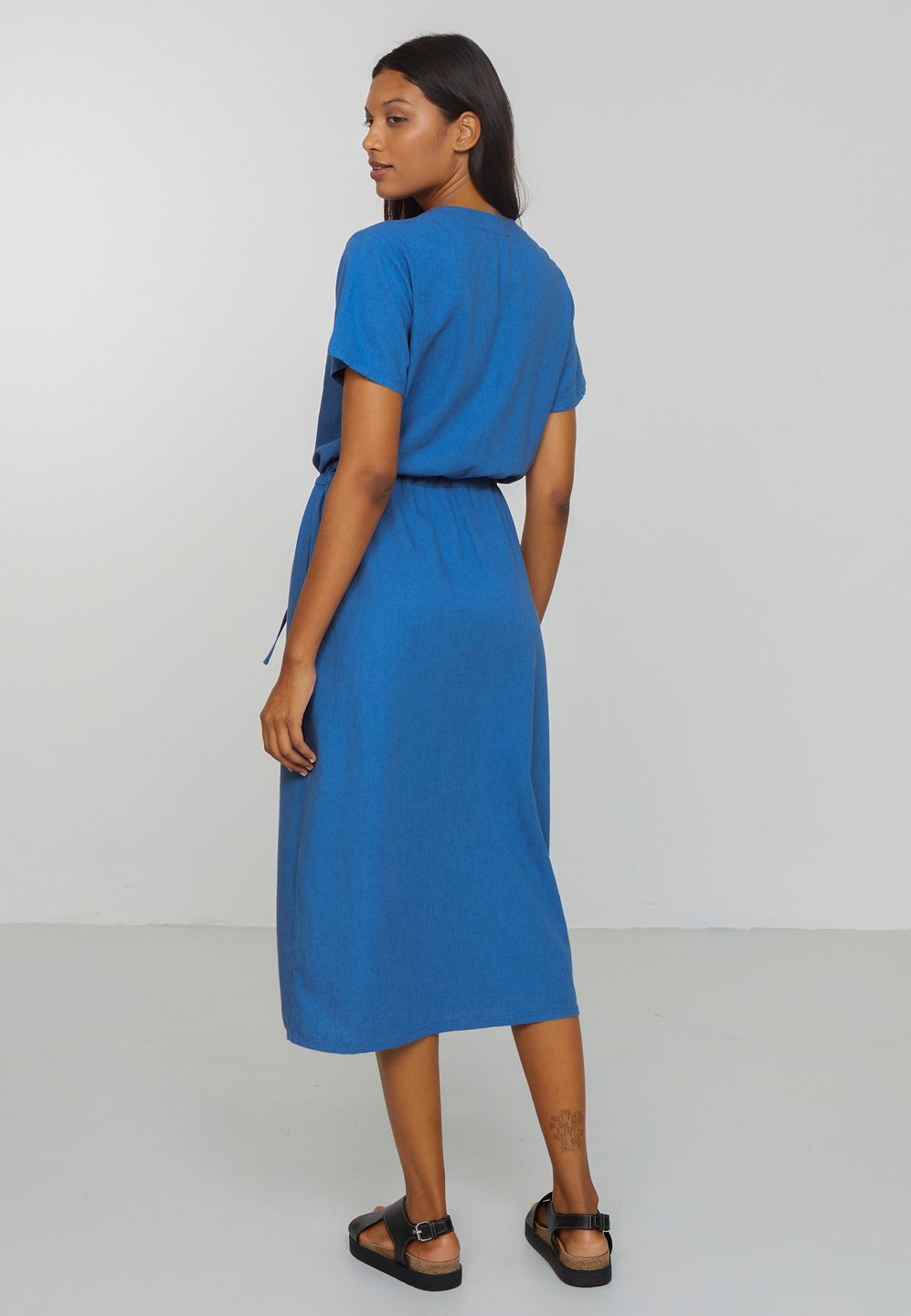 Kleid Peony electric blue von recolution