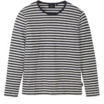 Longsleeve Maca Stripes dark navy von recolution