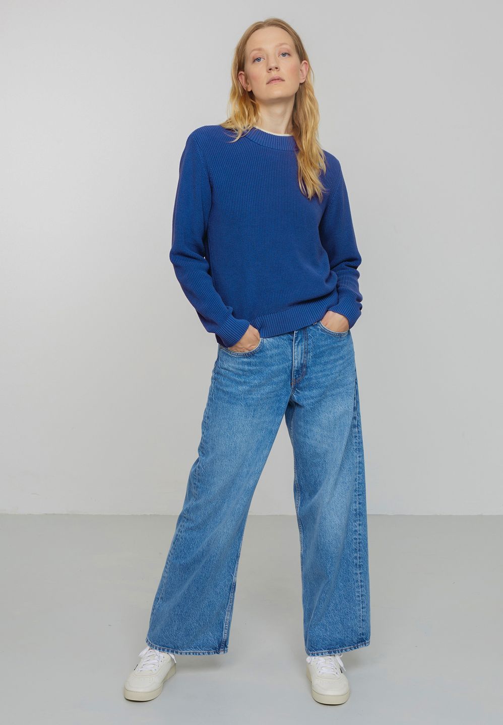 Pullover Longan electric blue von recolution