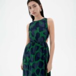 Kleid Kin Leaf Dark multicolor von Thinking MU