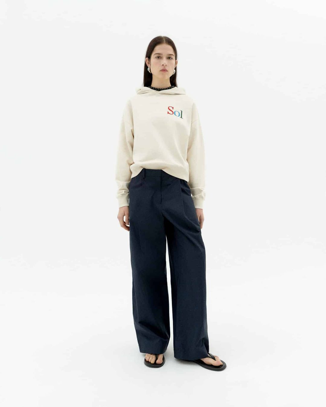 Sweatshirt Valeria Sol Type white von Thinking MU