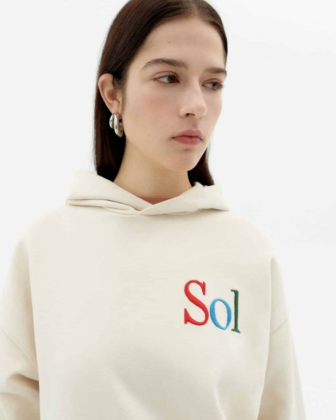 Sweatshirt Valeria Sol Type white von Thinking MU